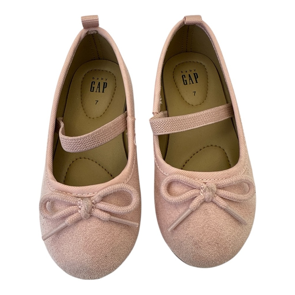 Baby GAP Toddler Ballet Flats Pink, Size 7